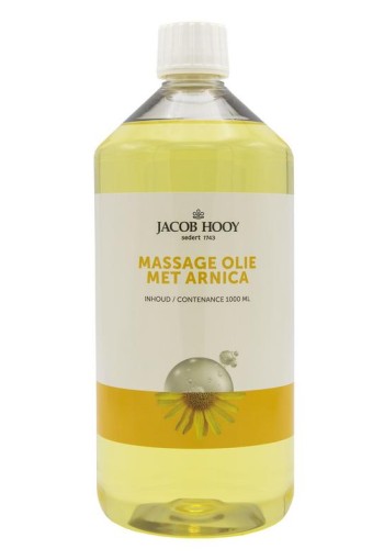 Jacob Hooy Massageolie met natuurlijke arnica (1 Liter)