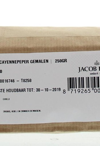 Jacob Hooy Cayennepeper gemalen (250 Gram)