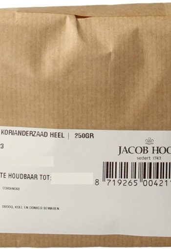Jacob Hooy Korianderzaad heel (250 Gram)