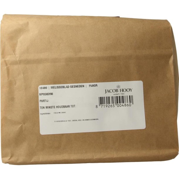 Jacob Hooy Melisseblad gesneden (250 Gram)