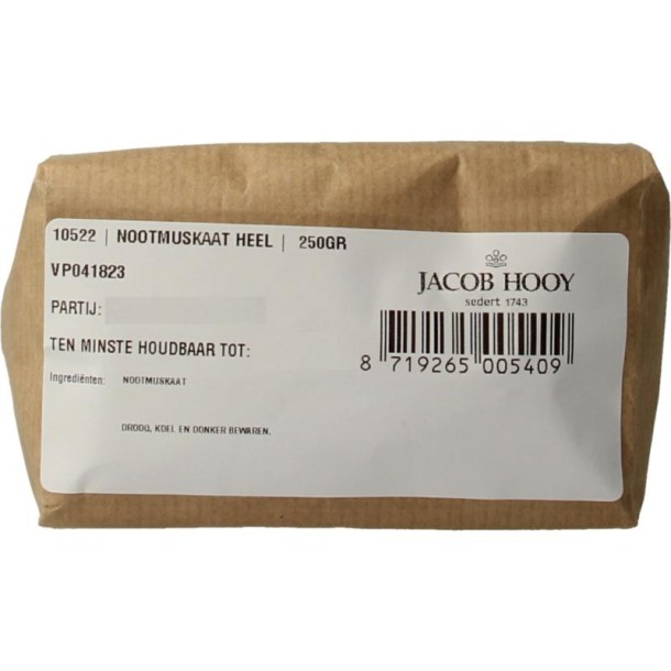 Jacob Hooy Nootmuskaat heel (250 Gram)