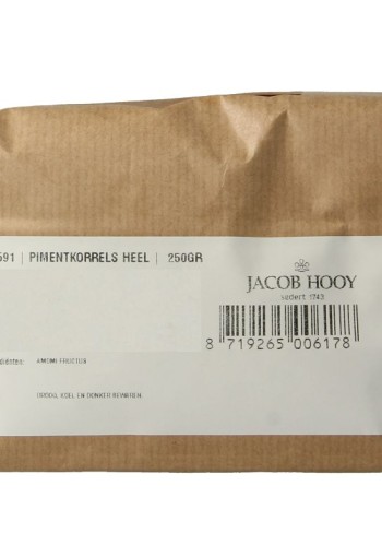 Jacob Hooy Pimentkorrels (250 Gram)