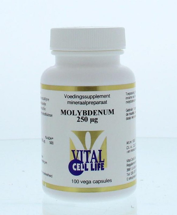 Vital Cell Life Molybdenum 250 mcg (100 Capsules)