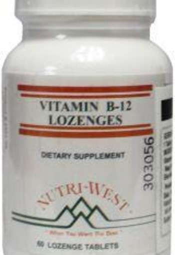 Nutri West Vitamine B12 lozenge (60 Tabletten)