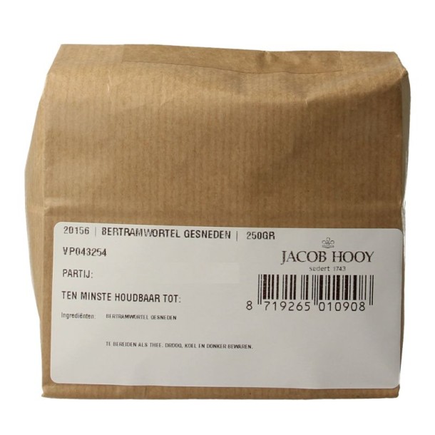 Jacob Hooy Bertramwortel gesneden (250 Gram)