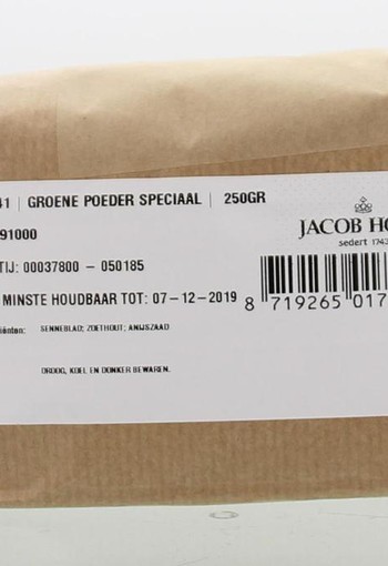 Jacob Hooy Groene poeder speciaal (250 Gram)