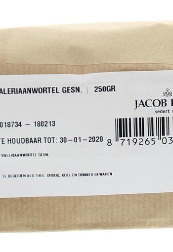 Jacob Hooy Valeriaanwortel gesneden (250 Gram)