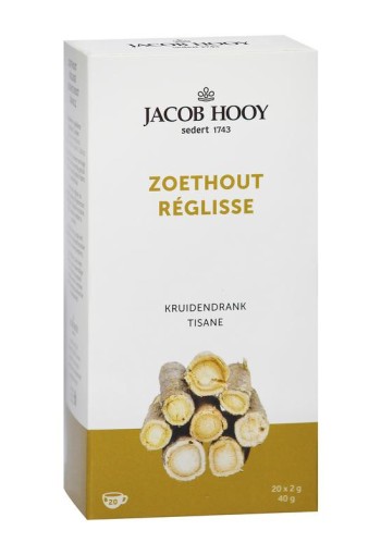 Jacob Hooy Zoethout thee (20 Zakjes)