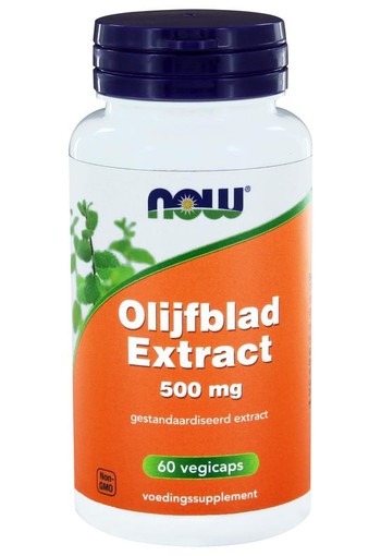 NOW Olijfblad Extract 500 mg (60 Vegetarische capsules)