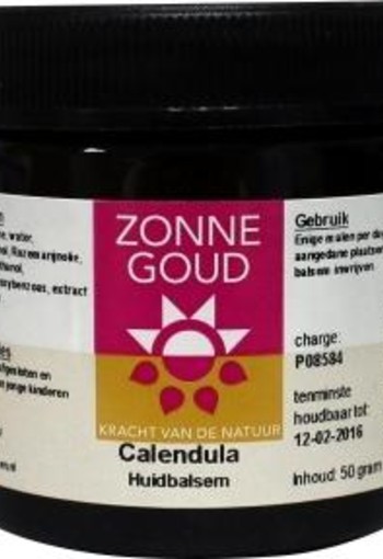 Zonnegoud Calendula balsem (50 Gram)