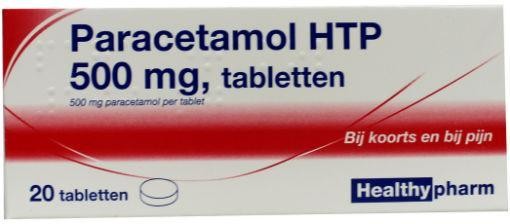 Healthypharm Paracetamol 500mg (20 Tabletten)