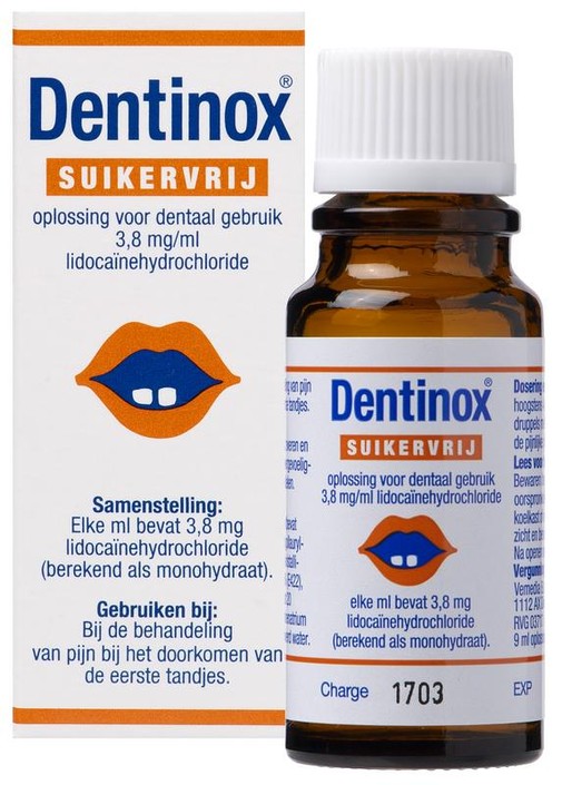 Vemedia Dentinox suikervrij (9 Milliliter)