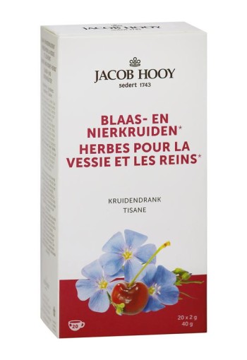 Jacob Hooy Blaas en nierkruiden kruidendrank (20 Zakjes)
