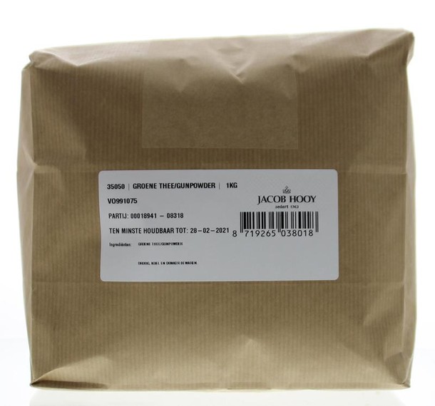 Jacob Hooy Groene thee/gunpowder (1 Kilogram)