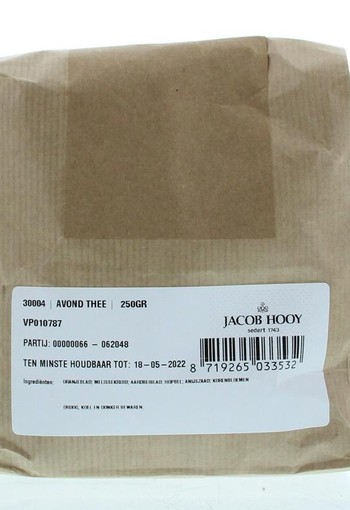 Jacob Hooy Avondthee (250 Gram)
