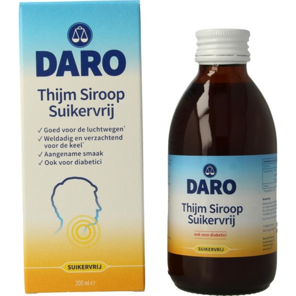 Daro Thijmsiroop suikervrij (200 ml)