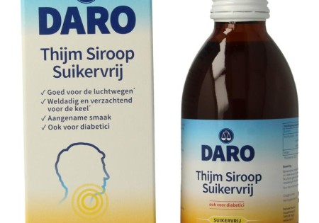 Daro Thijmsiroop suikervrij (200 ml)