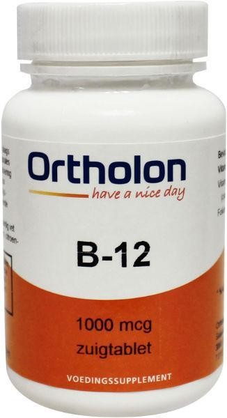 Ortholon Vitamine B12 1000mcg sublingual (60 Tabletten)