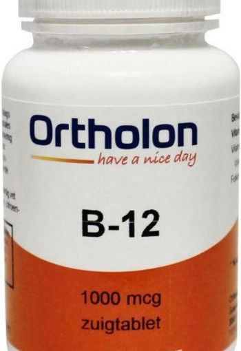 Ortholon Vitamine B12 1000 mcg sublingual (60 Tabletten)