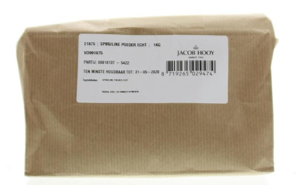 Jacob Hooy Spirulina poeder (1 Kilogram)