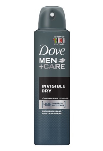 Dove Deodorant Spray Men Invisible Dry 150ml