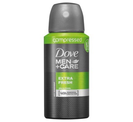 Dove Deodorant Body Spray Compressed Men Extra Fresh 75ml