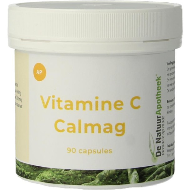 Natuurapotheek Vitamine C calmag 1000 natuurlijk (90 Capsules)