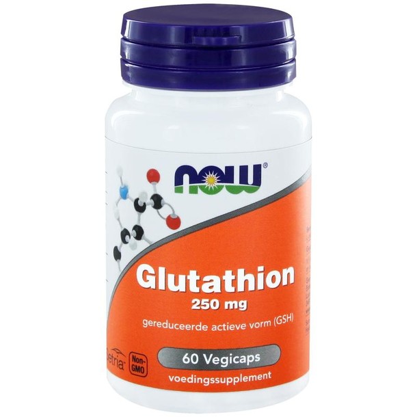 NOW Glutathion 250mg (60 Vegetarische capsules)