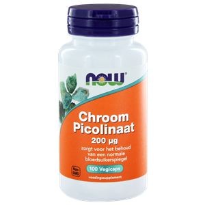 NOW Chroom Picolinaat 200mcg (100 Capsules)