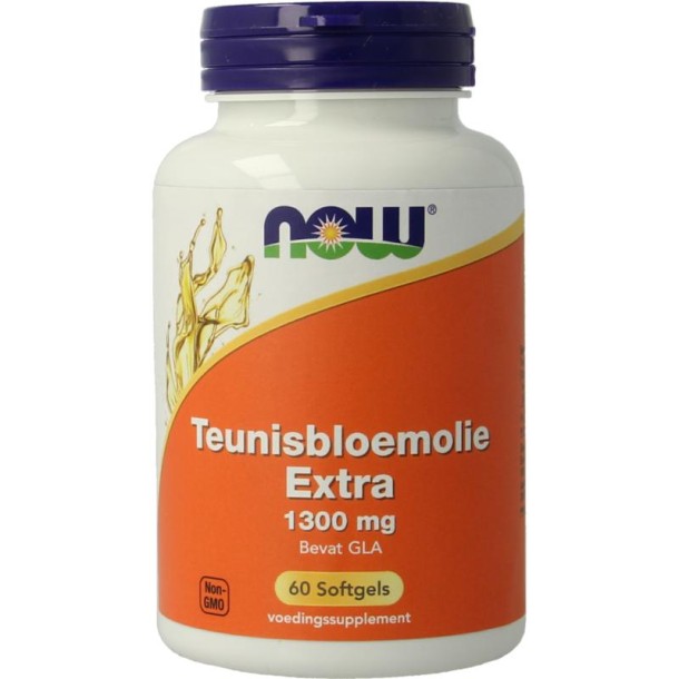 NOW Teunisbloemolie extra 1300mg (60 Softgels)