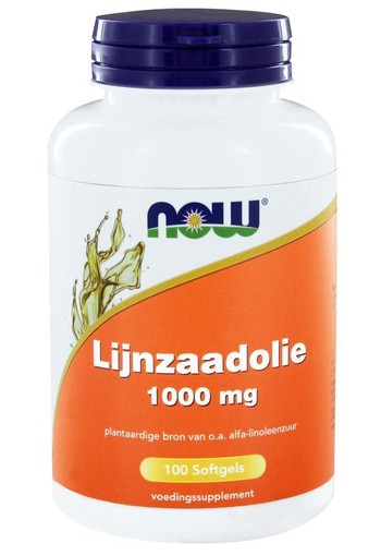 NOW Lijnzaadolie 1000 mg (100 Softgels)