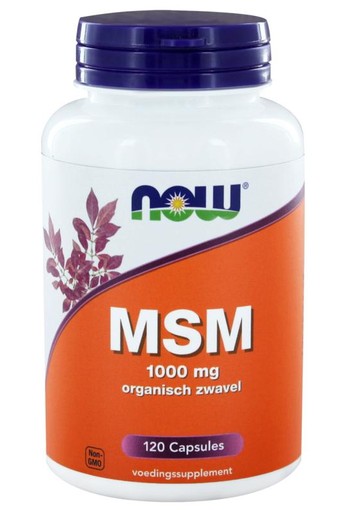 NOW MSM 1000mg (120 Capsules)