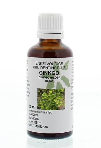 Natura Sanat Ginkgo biloba folia tinctuur (50 Milliliter)