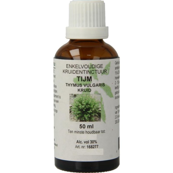 Natura Sanat Thymus vulgaris herb / tijm tinctuur (50 Milliliter)