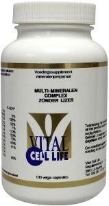 Vital Cell Life Multi mineralen complex zonder ijzer (100 Capsules)