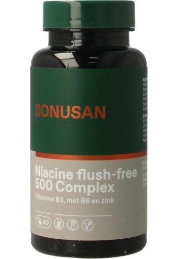 Bonusan Niacine flush-free 500 Complex (60 Capsules)