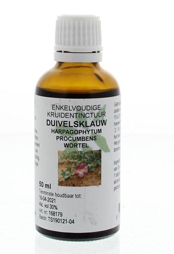 Cruydhof Harpagophytum p r / duivelsklauw tinctuur (50 Milliliter)