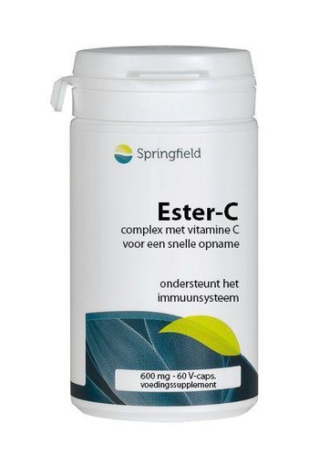 Springfield Ester-C gebufferde vitamine C (60 Vegetarische capsules)