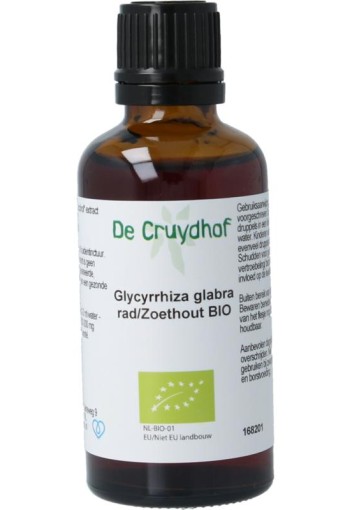 Cruydhof Glycyrrhiza glabra radix / zoethout tinctuur bio (50 Milliliter)