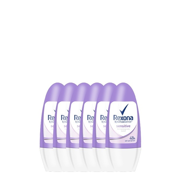 Rexona Sensitive Roll-on Anti-transpirant voor vrouwen 50ml 