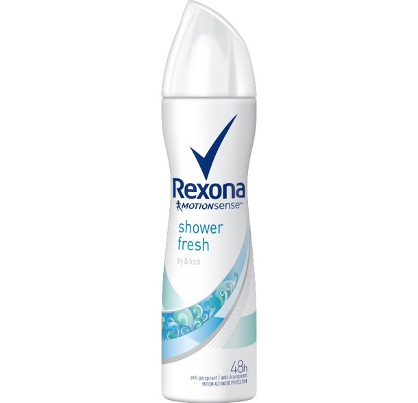 Rexona Shower Fresh Aerosol Anti-transpirant Compressed voor vrouwen 150ml
