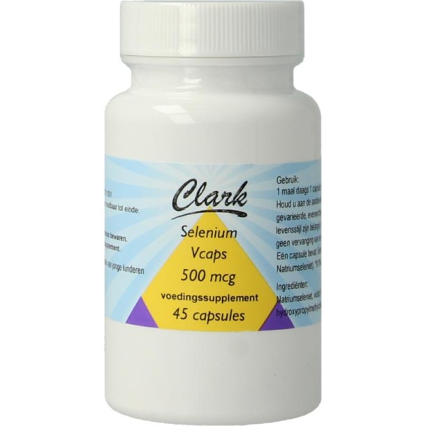 Clark Selenium 500mcg (Natrium Seleniet) (45 Capsules)