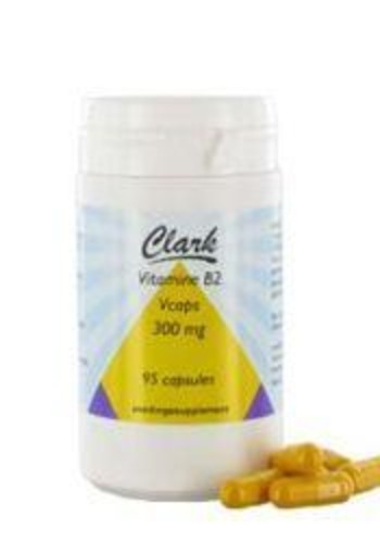 Clark Vitamine B2 300 mg (95 Vegetarische capsules)