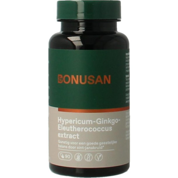 Bonusan Hypericum ginkgo eleutherococcus extract (90 Capsules)