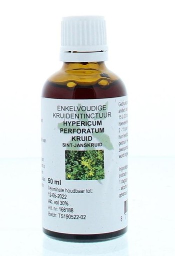 Cruydhof Hypericum perforatum / sint janskruid tinctuur (50 Milliliter)