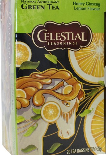 Celestial Season Honey lemon ginseng green tea (20 Zakjes)