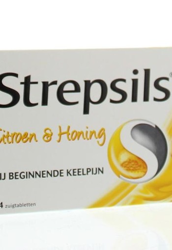 Strepsils Citroen & honing (24 Zuigtabletten)