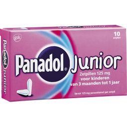 Panadol Junior 125 mg (10 Zetpillen)