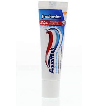 Aquafresh Tandpasta 3-voudige Bescherming Freshmint Mini 15 ml