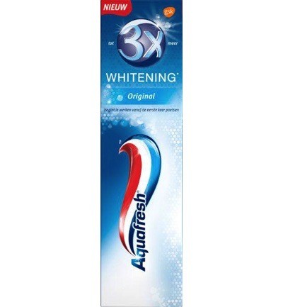 Aquafresh Tandpasta 3 X Whitening 75ml